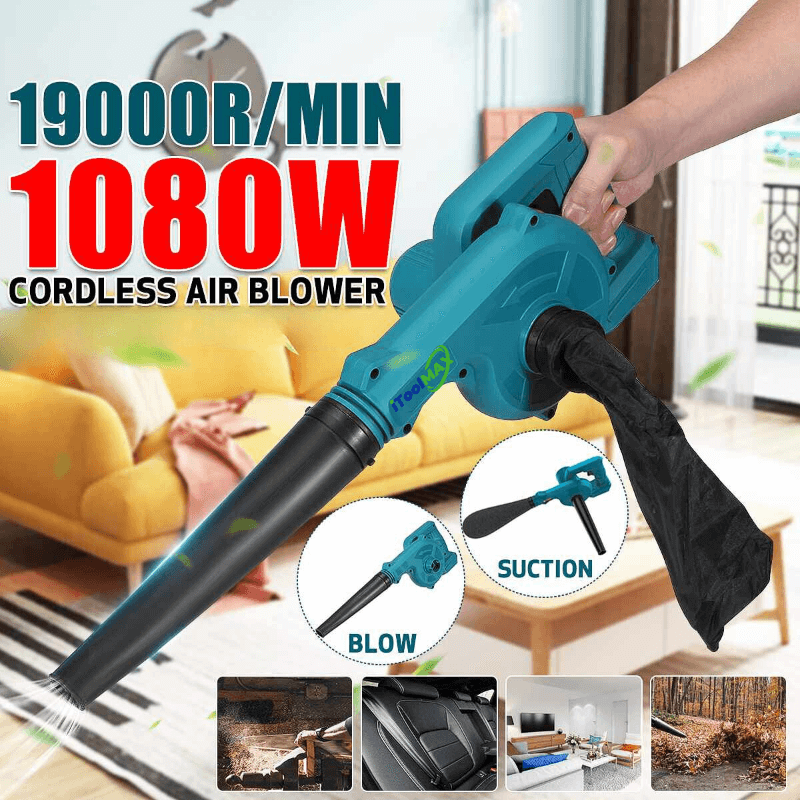 2-in-1 Cordless Leaf Blower & Vacuum - Powerful, Lightweight, and Versatile for Effortless Yard Cleanup