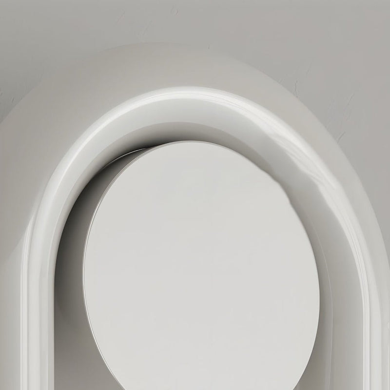 Matte Black 2-Light Arched U-Shaped Iron Wall Sconce - LED Bathroom Vanity Lighting