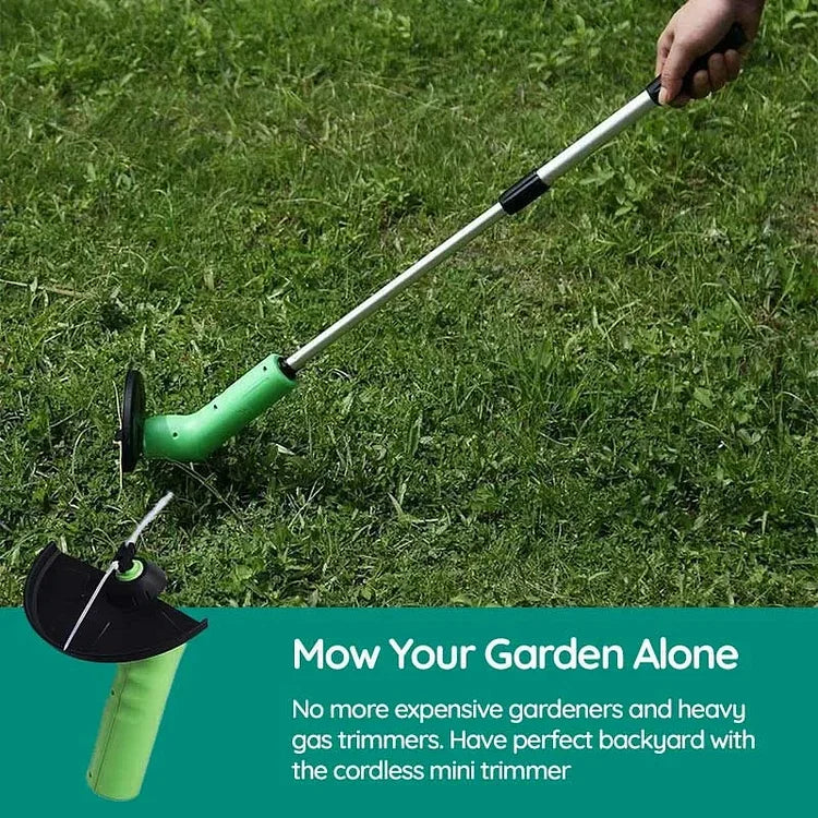 Cordless Mini Weed Wacker & Trimmer - Lightweight, Battery-Powered Lawn Care Tool for Effortless Weeding