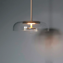 Modern Glass LED Pendant Light - Stylish Ceiling Lamp for Home Decor