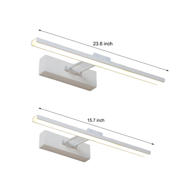 240° Adjustable Modern Minimalist Linear LED Vanity Light – Sleek Design for Contemporary Bathrooms