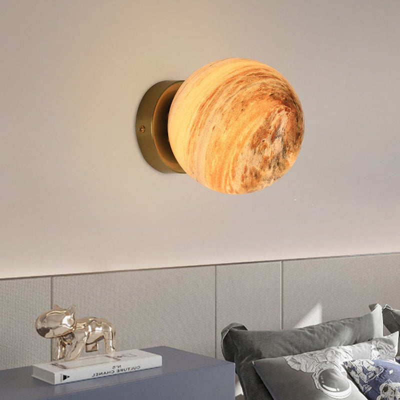 Modern Glass Globe Ceiling Light Fixture - Contemporary Pendant Lighting for Home Decor
