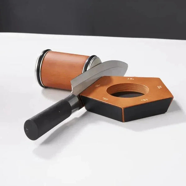 Manual Diamond Knife Sharpener Set - Precision Rolling Design for Effortless Blade Sharpening