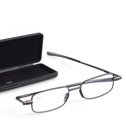 Compact Folding Reading Glasses for Men and Women - Lightweight & Portable Eyewear