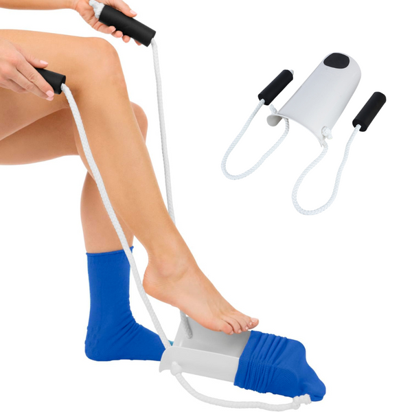 Easy Wear No Bend Sock Aid for Seniors and Disabled - Sock Dressing Tool for Elderly Assistance