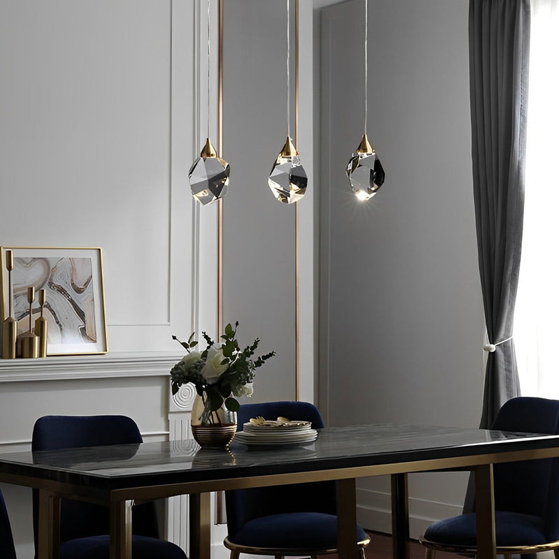 Modern Duplex Staircase Chandelier - Spiral Crystal Electroplated Metal Design for Elegant Home Lighting