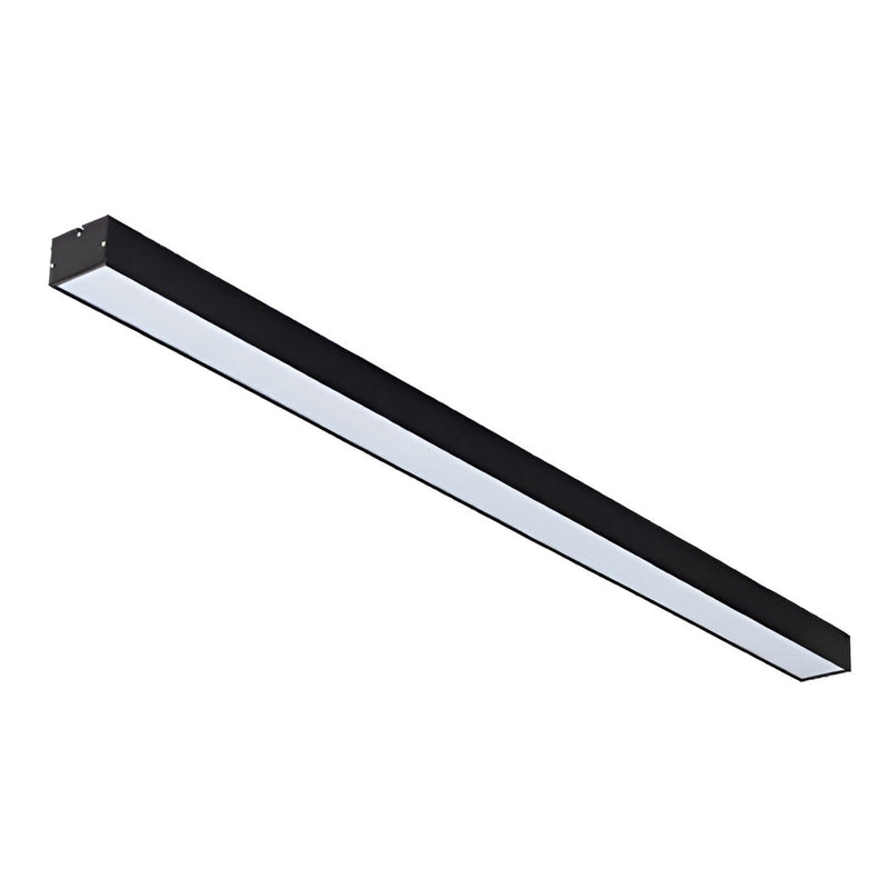 6-Pack 47-Inch Rectangle Aluminum Modern LED Pendant Lights for Office - Sleek Linear Design