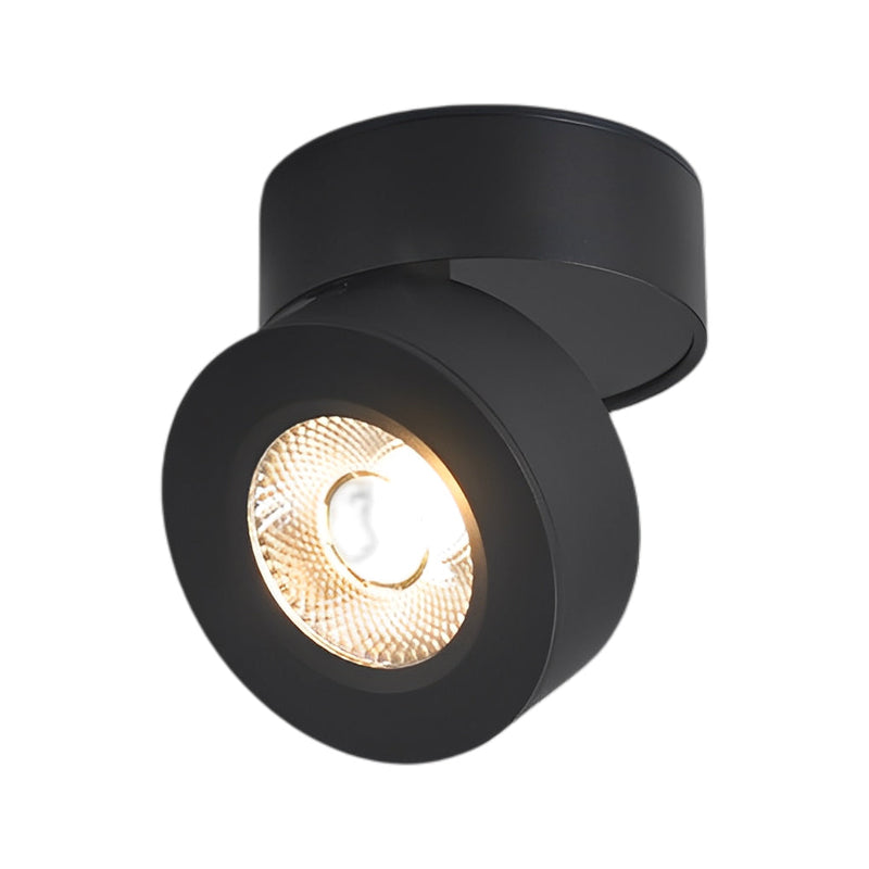 Enhanced Product Title: **7W Round Foldable LED Spotlight with Rotating Head - Flush Mount Ceiling Light** 

This title maintains essential keywords while improving clarity and searchability for Google Shopping.
