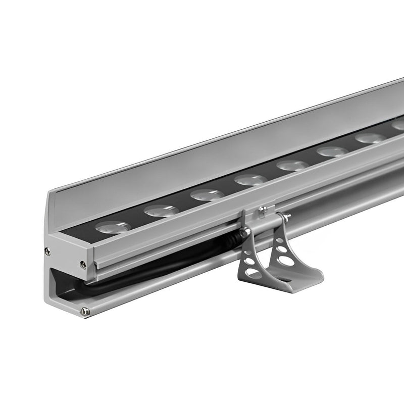 Linear Up LED Outdoor Wall Washer Light - Adjustable Landscape Lamp with Baffle for Enhanced Illumination