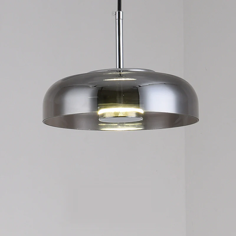 Modern Glass LED Pendant Light - Stylish Ceiling Lamp for Home Decor