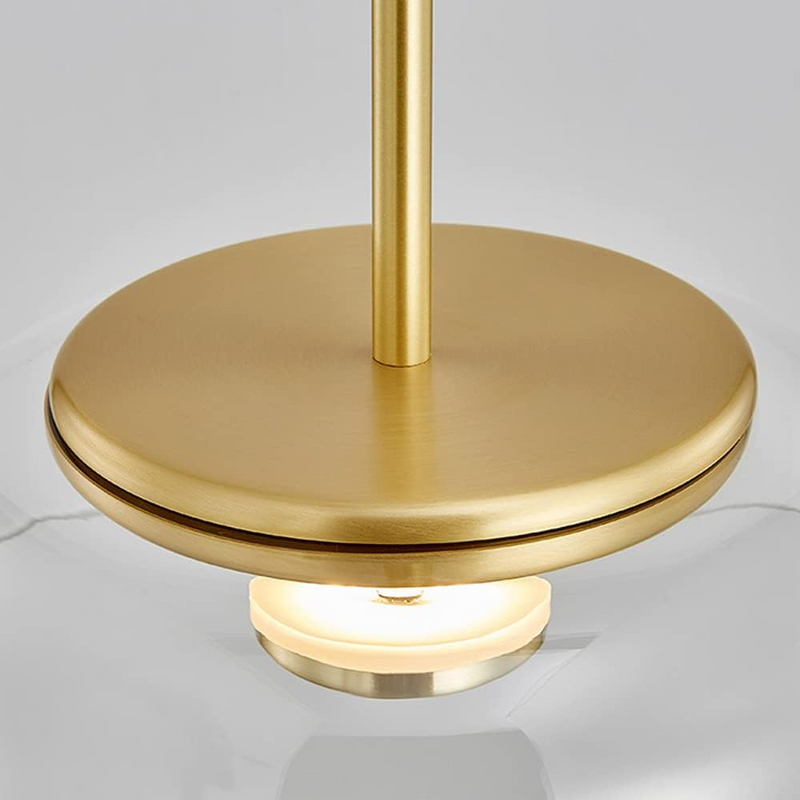 Modern Glass LED Pendant Light - Stylish Ceiling Lamp for Home Decor