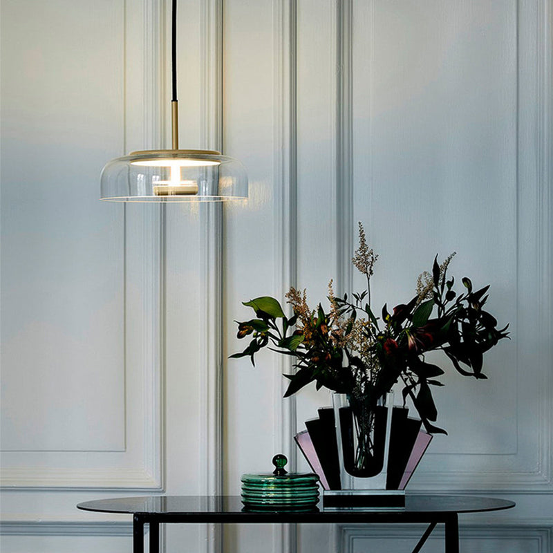 Modern Glass LED Pendant Light - Stylish Ceiling Lamp for Home Decor