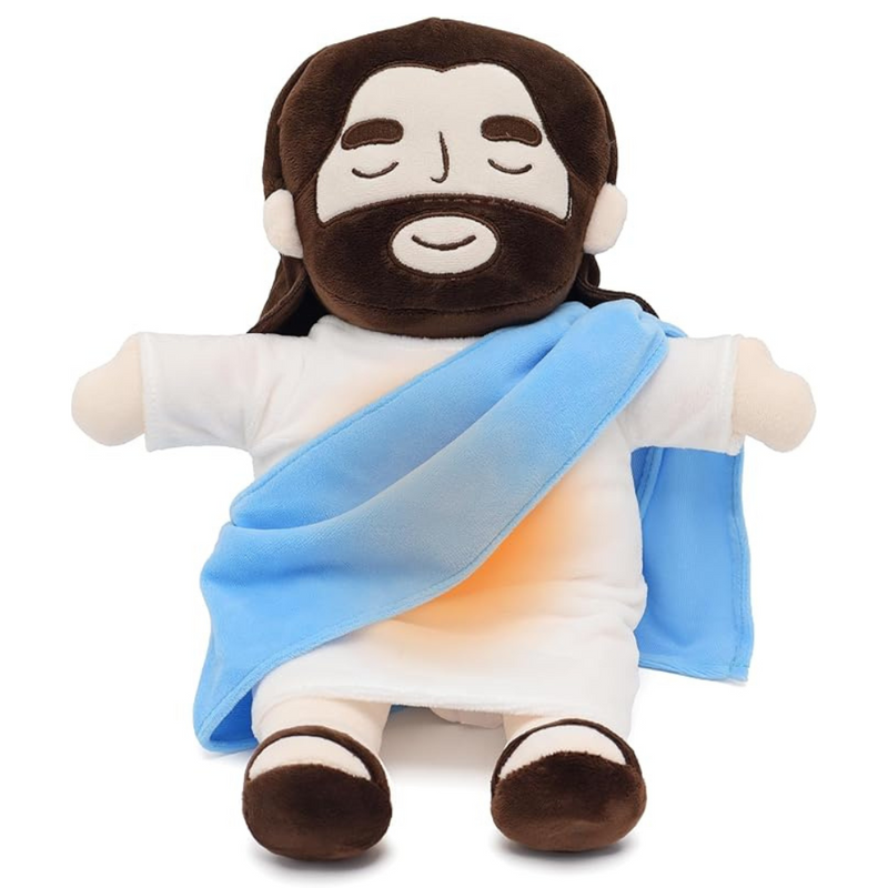 Breathing Jesus Plushie - Soothing Sleep Aid for Comfort and Relaxation