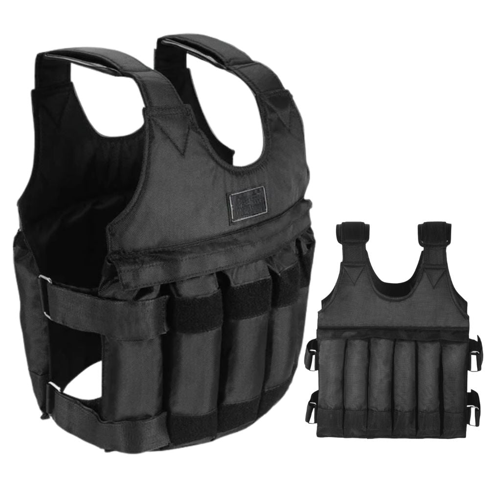 110 lb Adjustable Weighted Vest for Enhanced Workout Performance - Perfect for Strength Training & Cardio