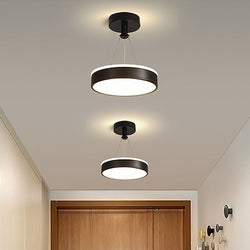 Stylish Modern Metal LED Pendant Ceiling Light Fixture - Sleek Design for Home & Office
