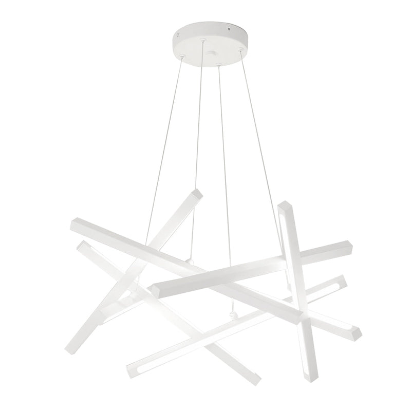 8-Light Modern LED Sputnik Chandelier - Stylish Ceiling Light Fixture for Contemporary Home Decor