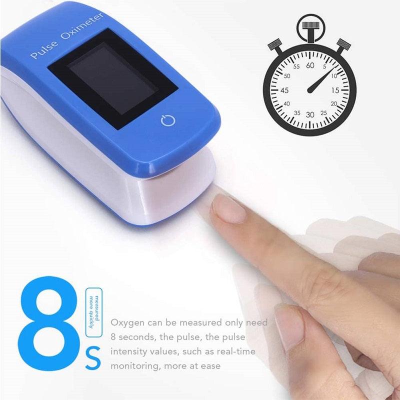 Advanced Finger Pulse Oximeter with Blood Pressure Monitoring - Accurate Health Tracking Device
