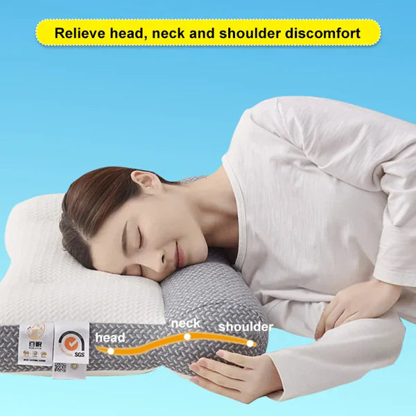 Orthopedic Neck Pillow for Comfortable Sleep - Ergonomic Support for Neck Pain Relief