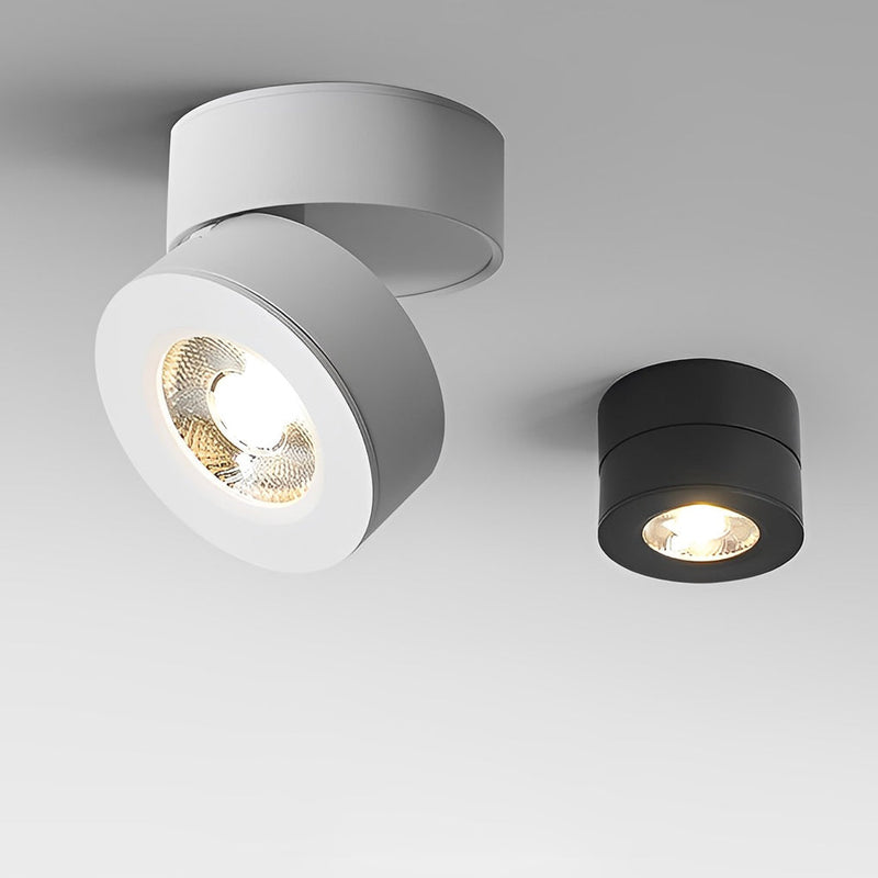 Enhanced Product Title: **7W Round Foldable LED Spotlight with Rotating Head - Flush Mount Ceiling Light** 

This title maintains essential keywords while improving clarity and searchability for Google Shopping.