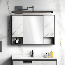 40'' Adjustable Swing Arm Bathroom Vanity Light - Elegant Matte Finish for Modern Decor