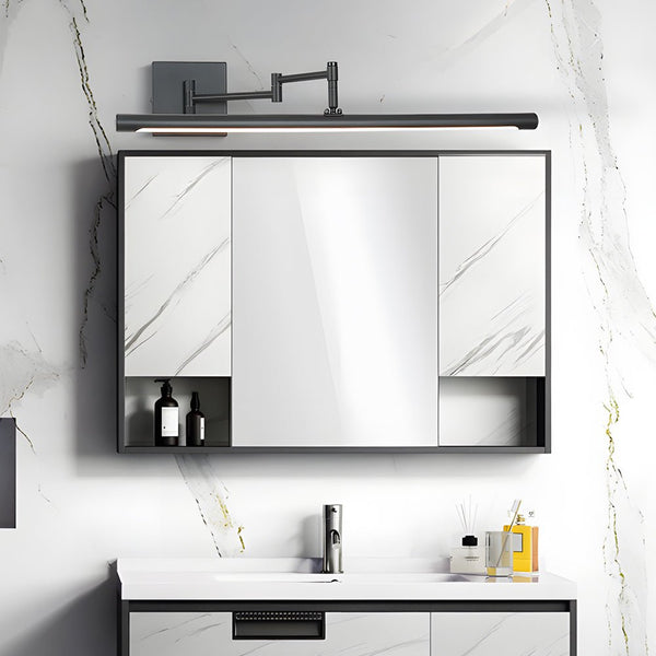 40'' Adjustable Swing Arm Bathroom Vanity Light - Elegant Matte Finish for Modern Decor