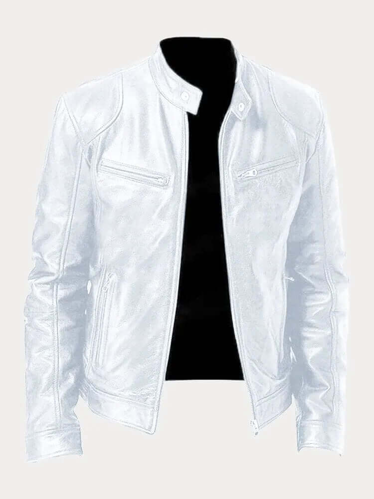 Men's Classic Genuine Leather Jacket - Stylish, Durable Outerwear for Year-Round Wear | Premium Quality Fashion Jacket