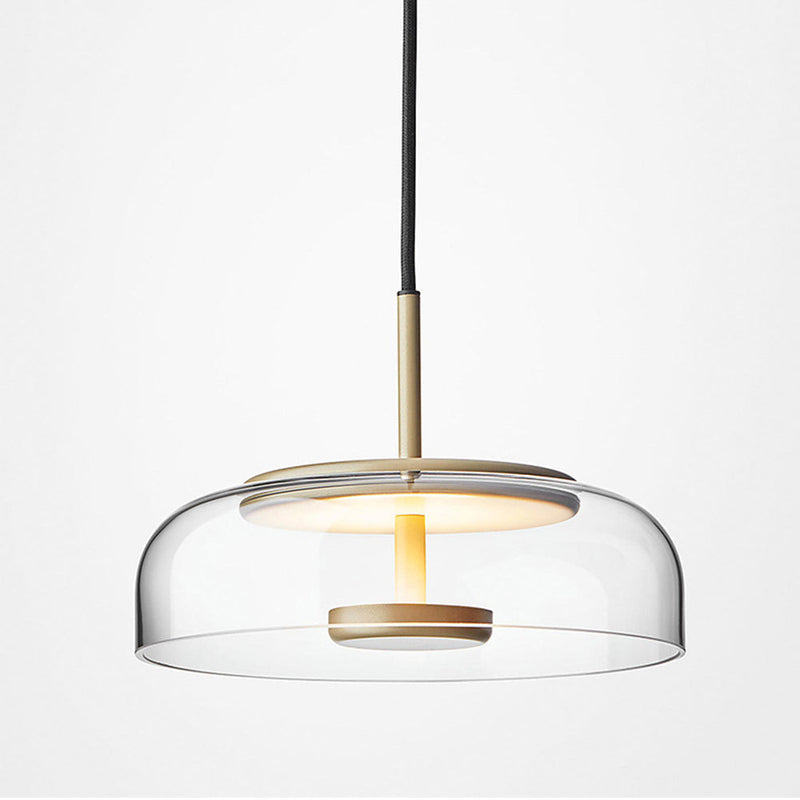 Modern Glass LED Pendant Light - Stylish Ceiling Lamp for Home Decor