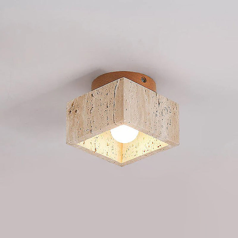 Modern Wood Cylinder Flush Mount Ceiling Light Fixture - Stylish & Energy-Efficient Lighting for Home Decor