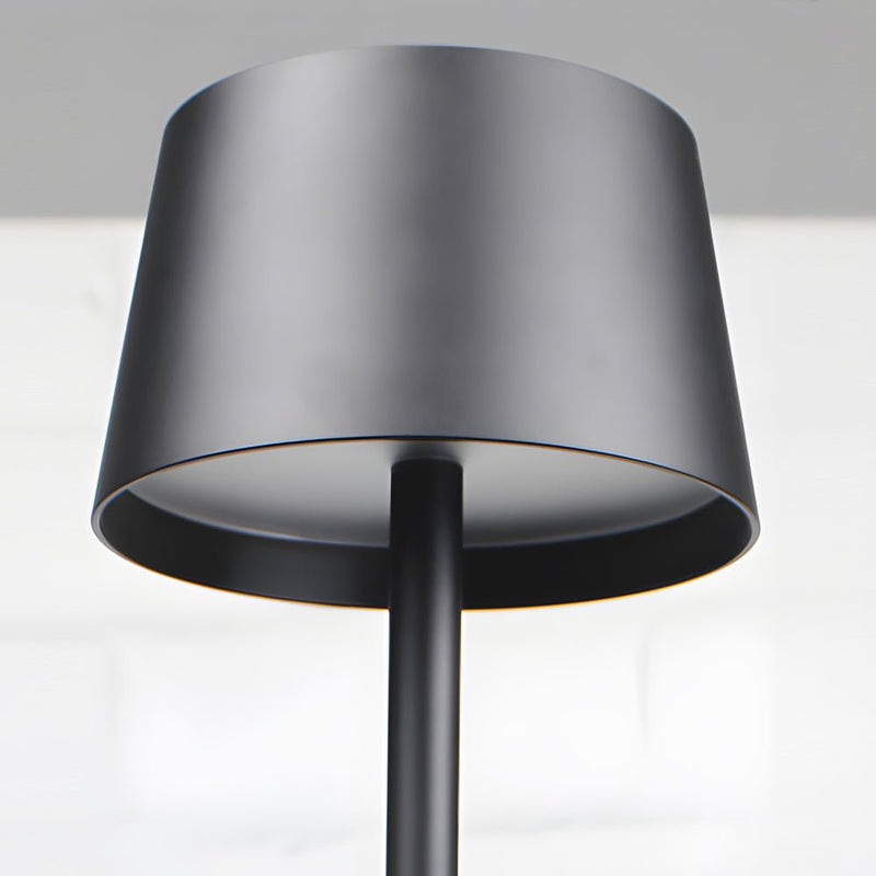 48.8-Inch Black Touch Dimming LED Rechargeable Floor Lamp - Modern Adjustable Lighting for Home & Office