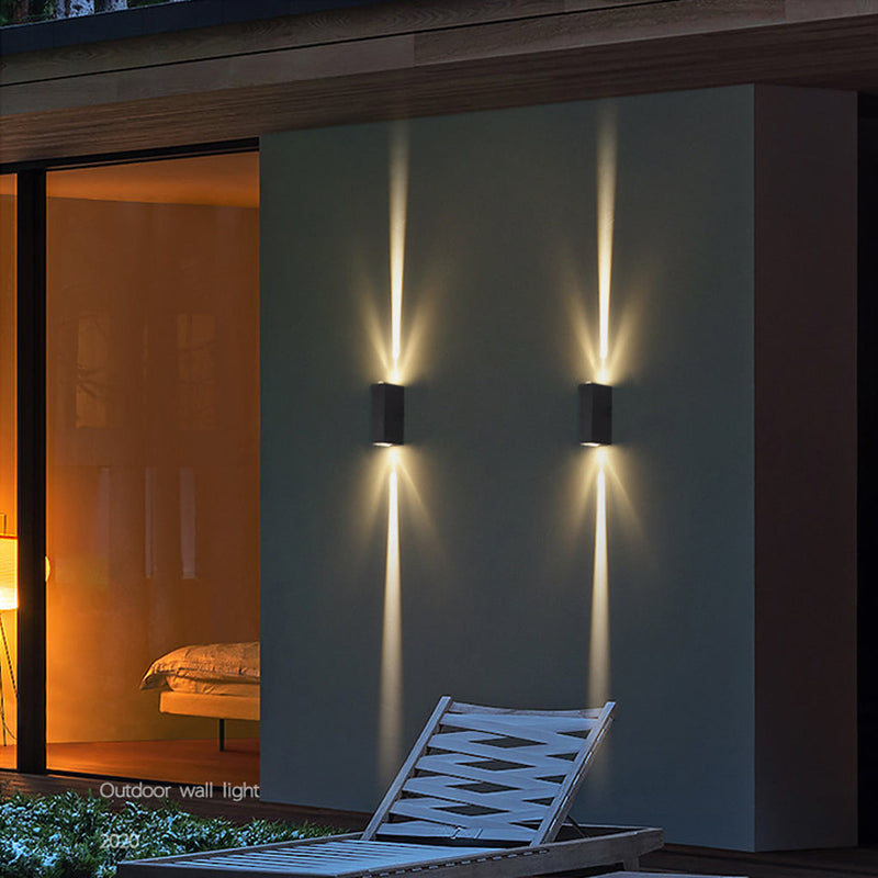 Waterproof Multipurpose Up & Down Outdoor Wall Spotlight - Versatile LED Lighting for Patios, Gardens, and Entryways
