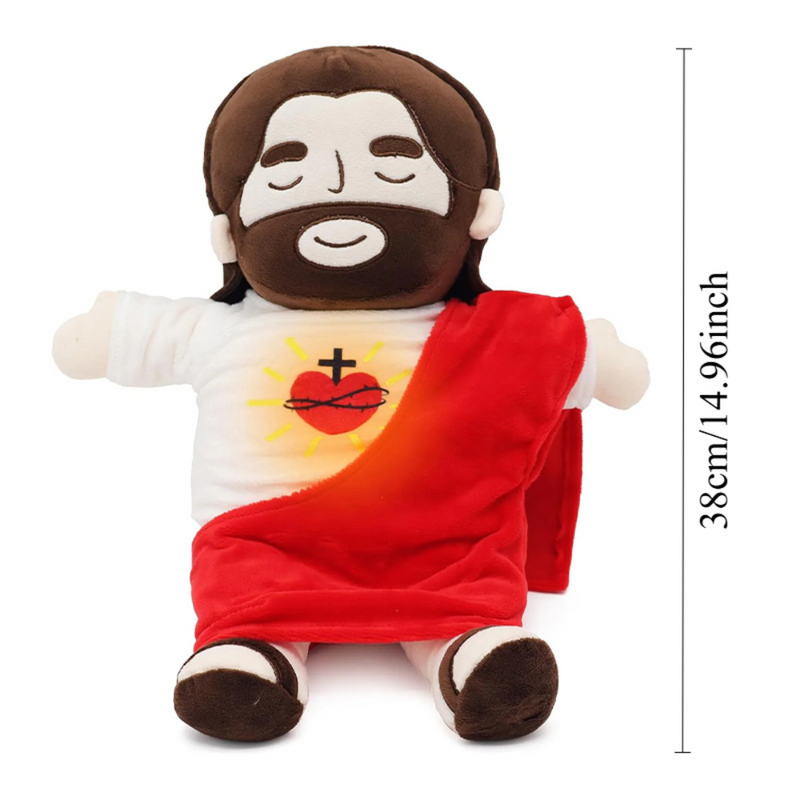 Breathing Jesus Plushie - Soothing Sleep Aid for Comfort and Relaxation