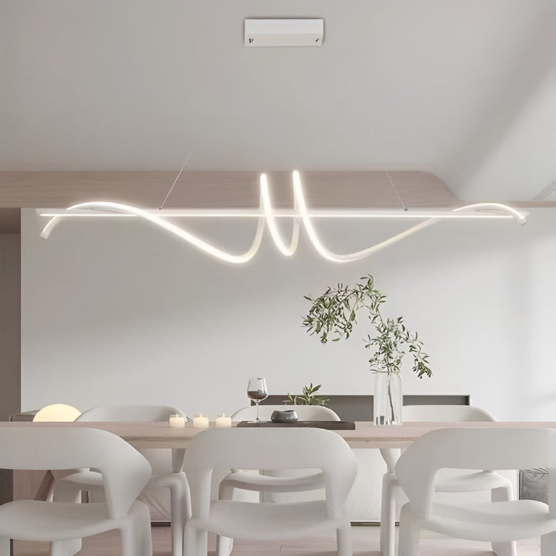 Nordic Creative LED Ceiling Chandelier - Stepless Dimming Kitchen Lighting Fixture