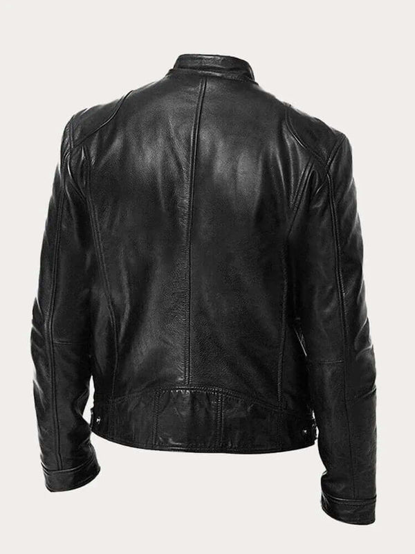 Men's Classic Genuine Leather Jacket - Stylish, Durable Outerwear for Year-Round Wear | Premium Quality Fashion Jacket