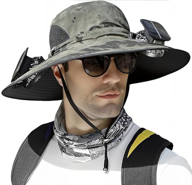 Men's UV Protection Sun Hat - Lightweight, Breathable, Adjustable Outdoor Cap