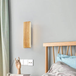 Rotatable Wood LED Wall Light - Stylish & Modern Design for Home Decor