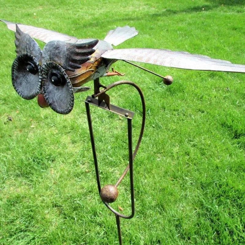 Whimsical Garden Art - Decorative Bird Patio Sculpture for Outdoor Decor
