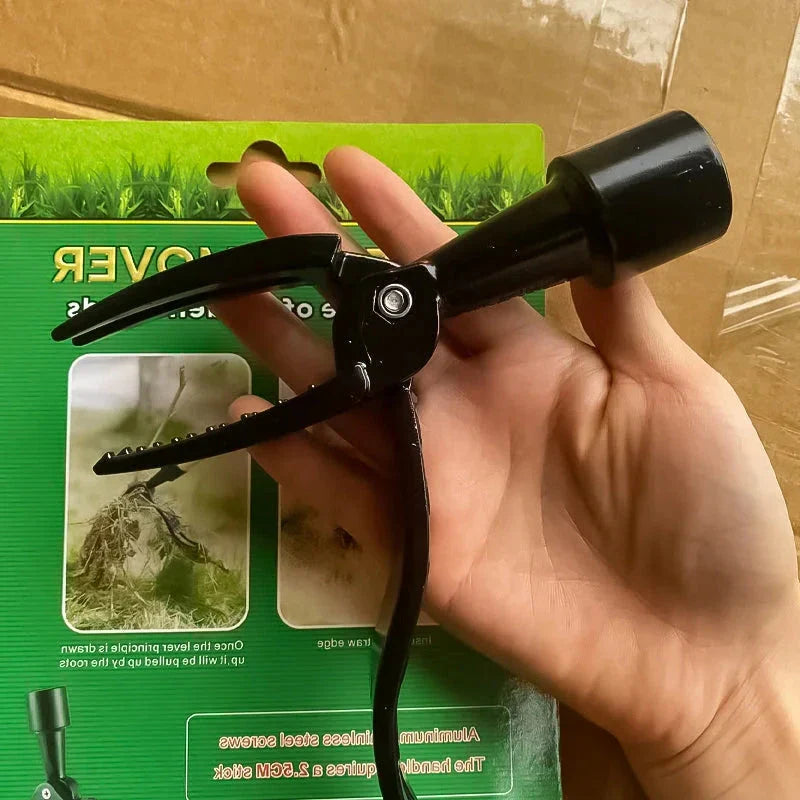 Premium Stainless Steel Adjustable Long Handle Detachable Weed Puller Tool - Ergonomic Design for Effortless Weeding