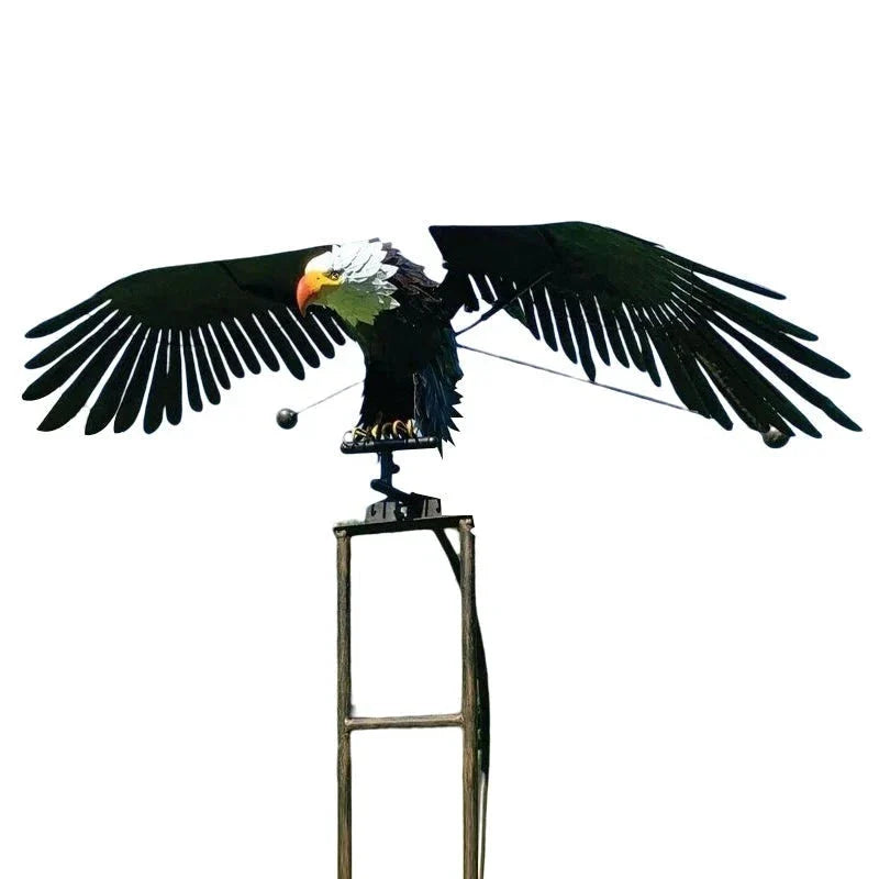 Whimsical Garden Art - Decorative Bird Patio Sculpture for Outdoor Decor