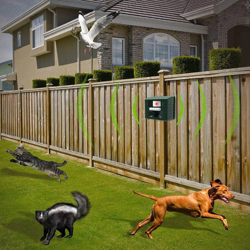 Woodpecker Ultrasonic Repeller - Effective Bird Control Device to Deter Woodpeckers & Protect Your Property