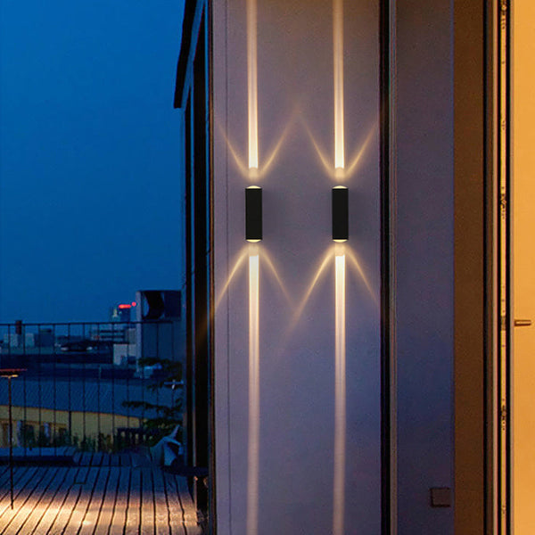 Waterproof Multipurpose Up & Down Outdoor Wall Spotlight - Versatile LED Lighting for Patios, Gardens, and Entryways
