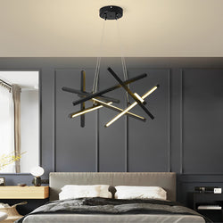 8-Light Modern LED Sputnik Chandelier - Stylish Ceiling Light Fixture for Contemporary Home Decor