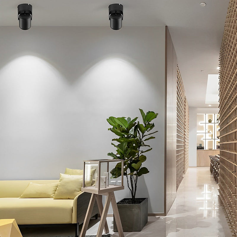 Adjustable Aluminum Round COB Modern Ceiling Spotlight | Versatile Downlight Fixture for Home & Office