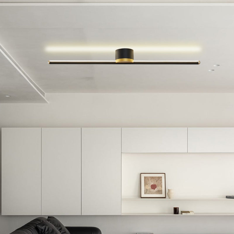 Sleek LED Ceiling Light - Modern Slim Linear Fixture for Contemporary Spaces