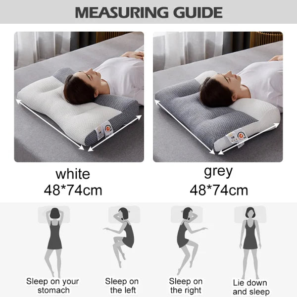 Orthopedic Neck Pillow for Comfortable Sleep - Ergonomic Support for Neck Pain Relief