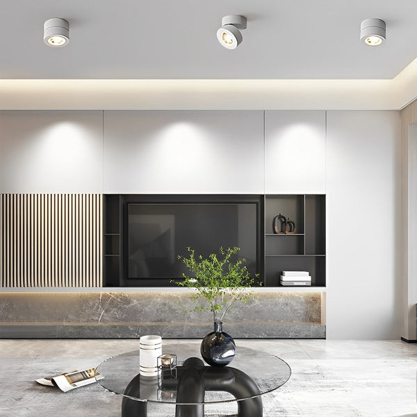 Enhanced Product Title: **7W Round Foldable LED Spotlight with Rotating Head - Flush Mount Ceiling Light** 

This title maintains essential keywords while improving clarity and searchability for Google Shopping.