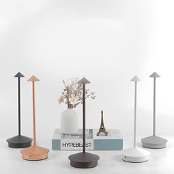 Mini Dimmable Triangle LED Table Lamp - Stylish & Energy-Efficient Lighting for Home & Office