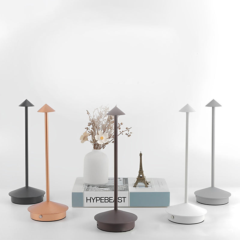 Mini Dimmable Triangle LED Table Lamp - Stylish & Energy-Efficient Lighting for Home & Office