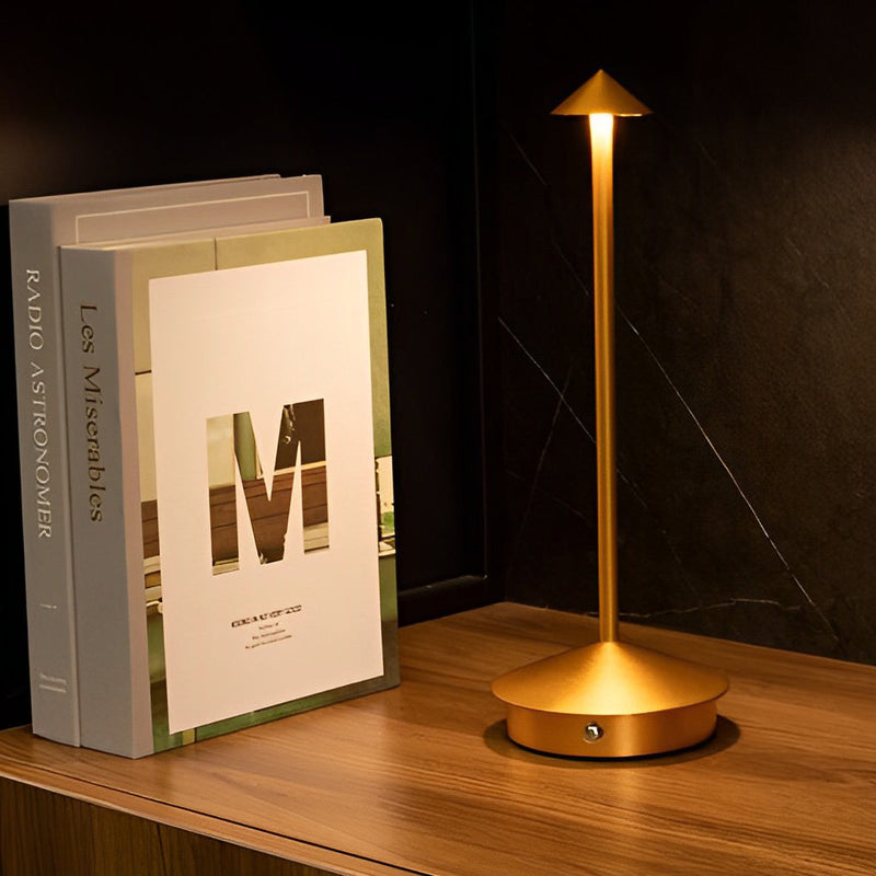 11.41-Inch Cordless Cute Mushroom Table Lamp - Stylish Pina Design for Home Decor