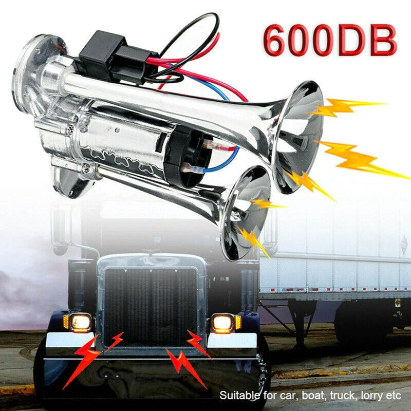 Super Loud Train Horn for Cars & Tracks - High Decibel Air Horn for Maximum Sound Output