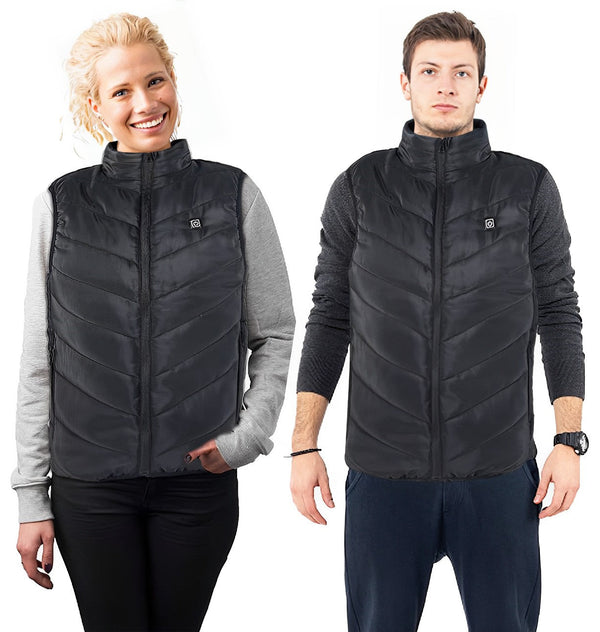 Unisex Rechargeable Heated Vest - Adjustable Temperature, Lightweight & Stylish for Outdoor Activities